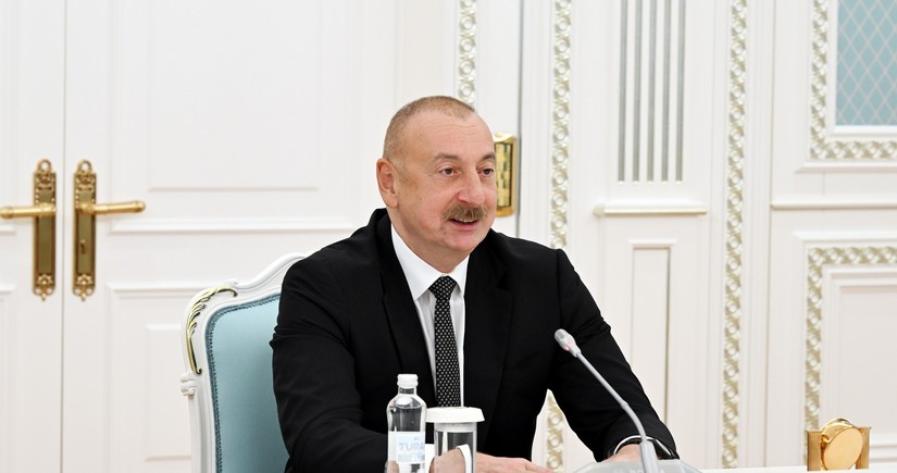 Ilham Aliyev expresses gratitude to Kazakh President for support of process between Azerbaijan and Armenia