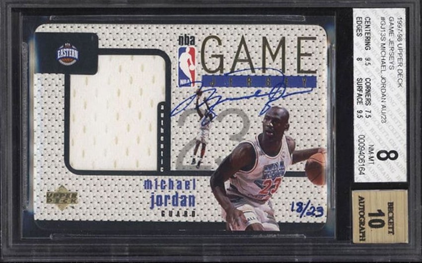 Карточка с автографом Джордана продана на аукционе за 1,44 млн долларов