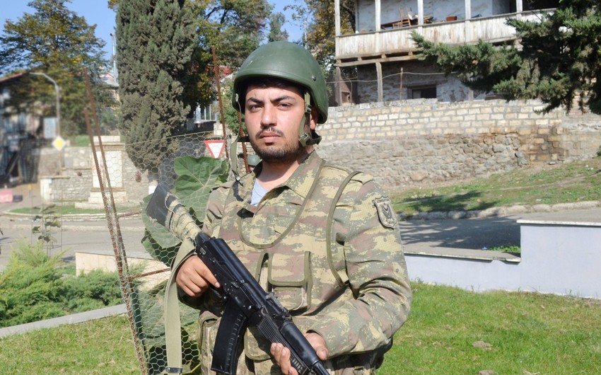 Азербайджанские солдаты, освободившие Гадрут