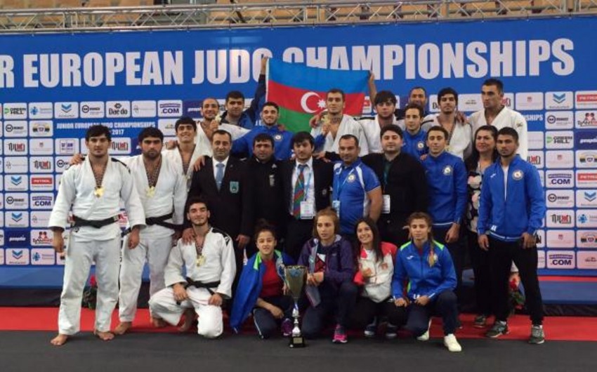 Сборная команда Азербайджана стала чемпионом Европы по дзюдо