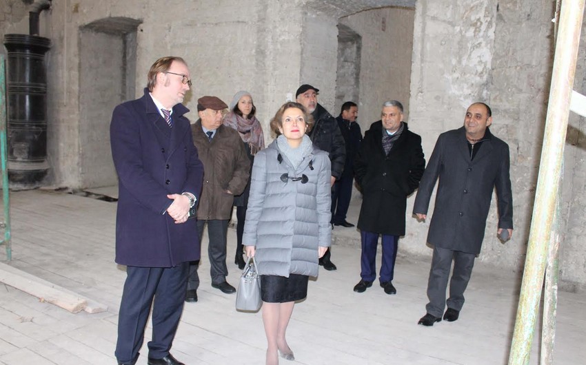 French Ambassador acquainted with overhaul at UFAZ new building