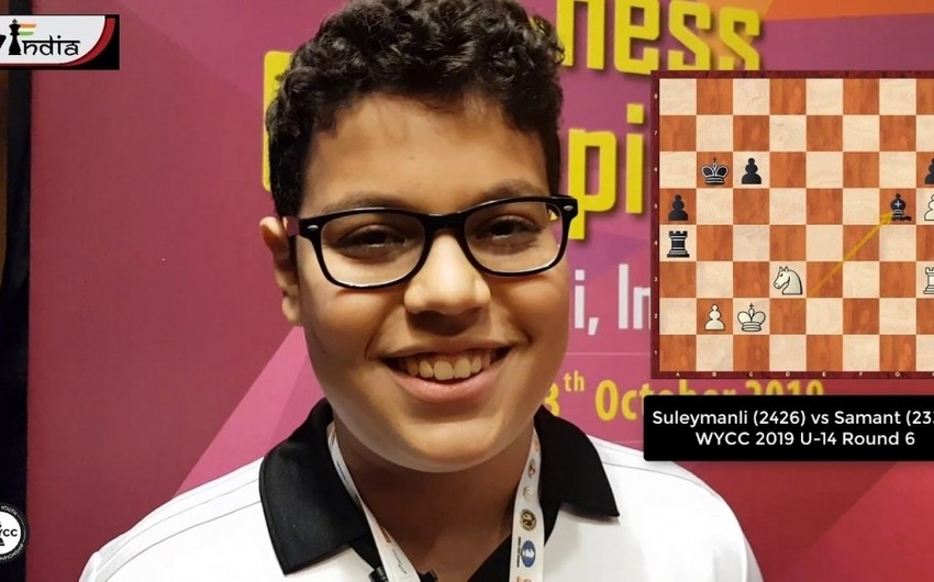 Юный азербайджанский шахматист завоевал звание чемпиона мира