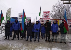 Demands of protesters remain unchanged despite snowfall in Shusha