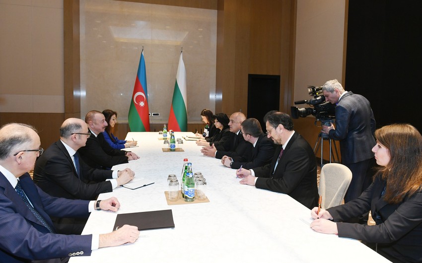 Президент Азербайджана встретился с премьер-министром Болгарии