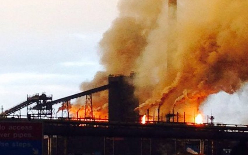 Huge explosion occurred at Britain's biggest plant - VIDEO