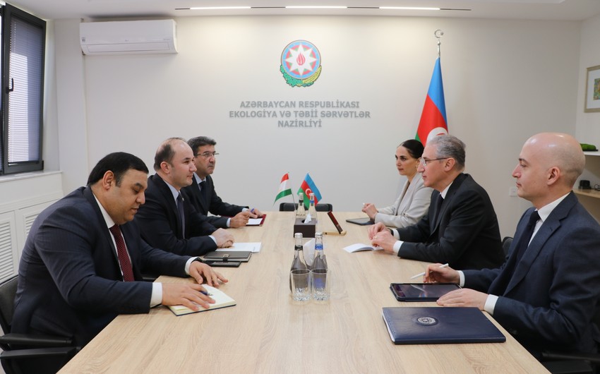 Azerbaijani Ecology Minister explores preparations for COP-29 with Ambassador of Tajikistan