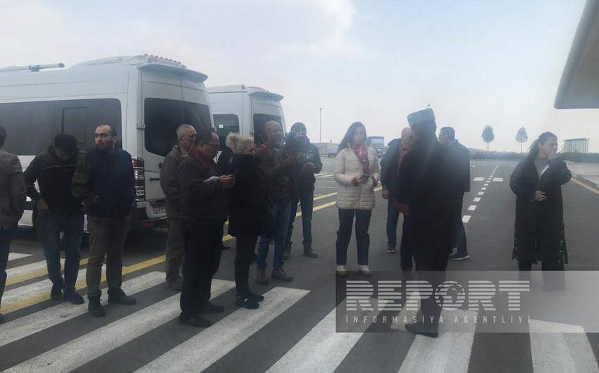 Foreign journalists visit International Airport in Fuzuli