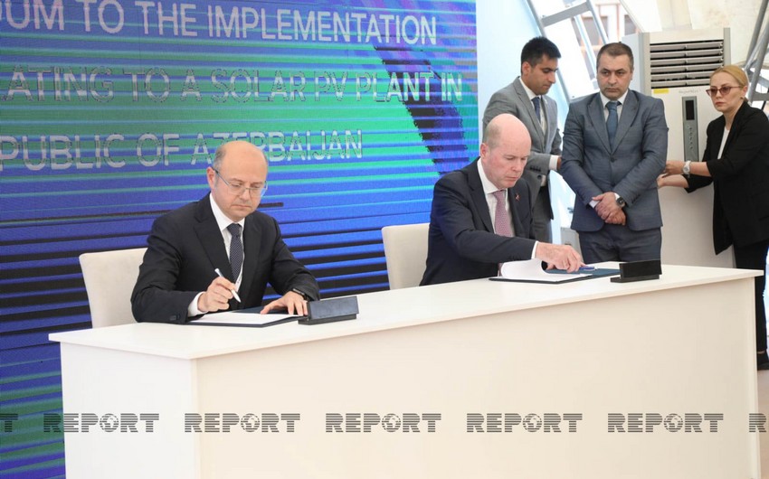 Azerbaijan's Energy Ministry signs new documents with BP and Masdar