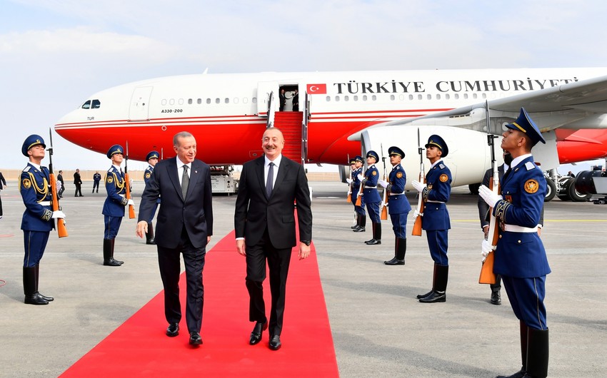 Azerbaijani and Turkish Presidents inaugurate Zangilan International Airport - UPDATE