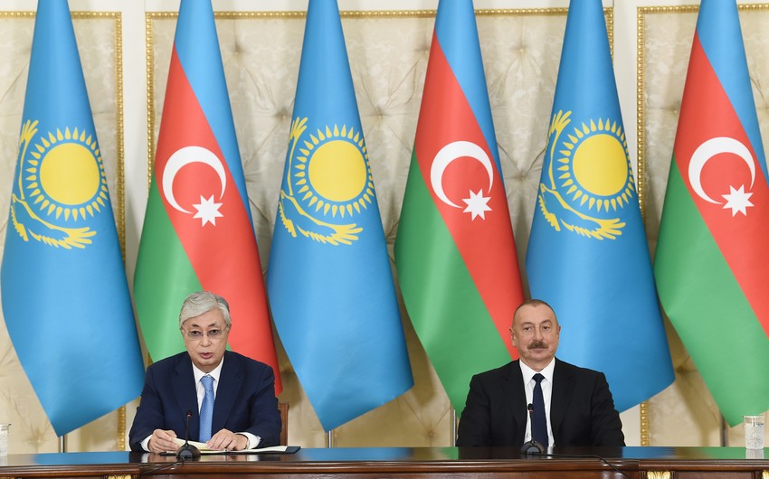 Tokayev: Azerbaijan is of special interest to Kazakhstan in terms of transport corridors' dev't 