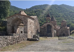 Media representatives informed about Armenian vandalism in Khudavang monastery