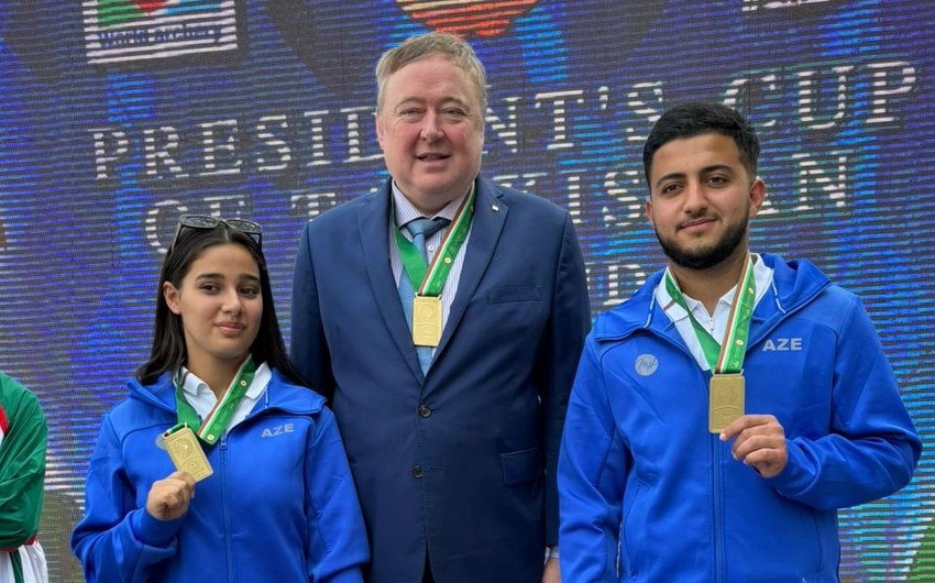 Azərbaycan kamandan oxatanları Prezident Kubokunda bürünc medal qazanıblar