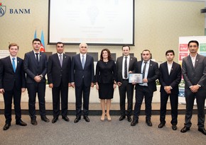 Students of Baku Higher Oil School winning Second National Innovation Contest receive awards