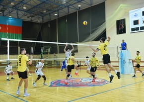 Kişi voleybolçular arasında Azərbaycan Yüksək Liqasında I tura yekun vurulub