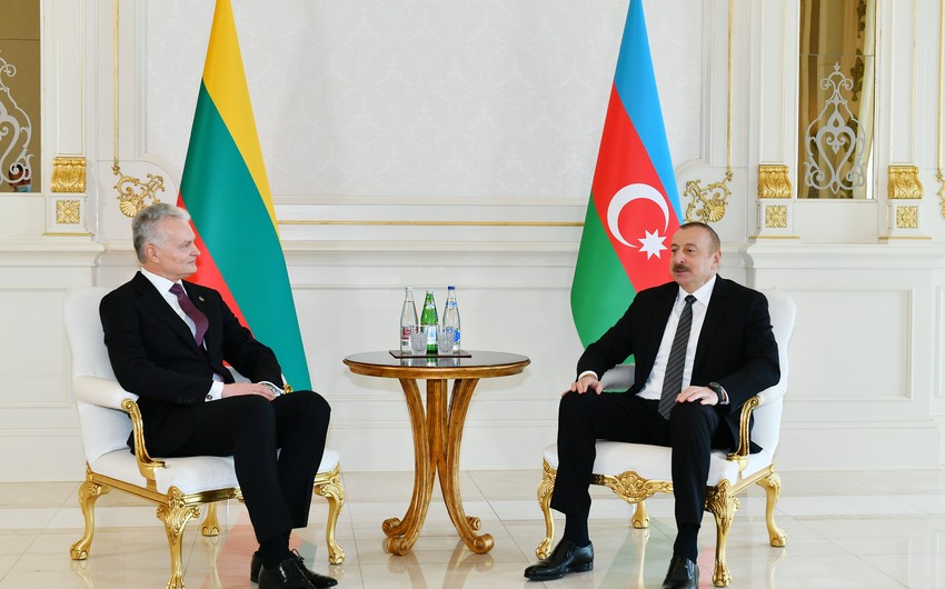 Issues discussed between Azerbaijani and Lithuanian presidents revealed