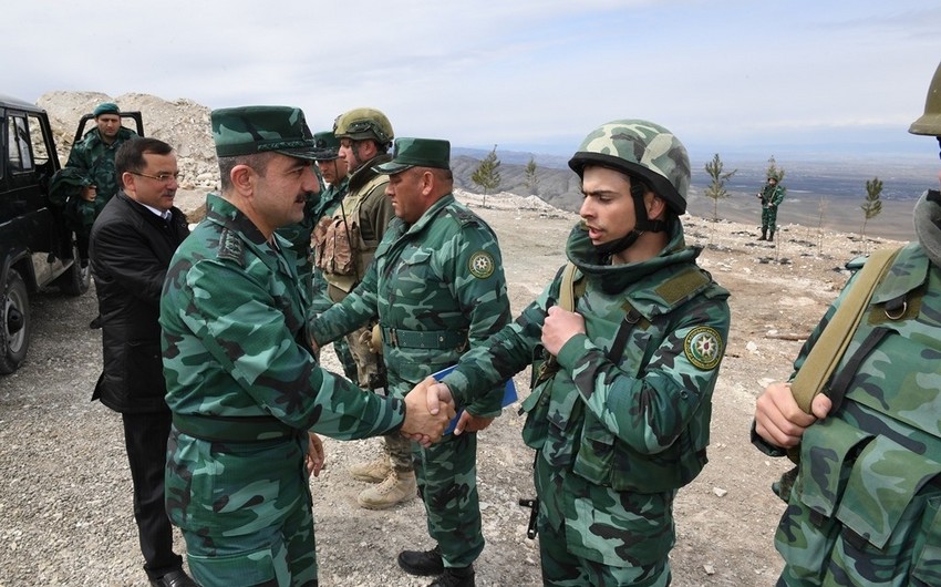 Начальник ГПС проверил боевую готовность пограничных пунктов на армяно-азербайджанской границе