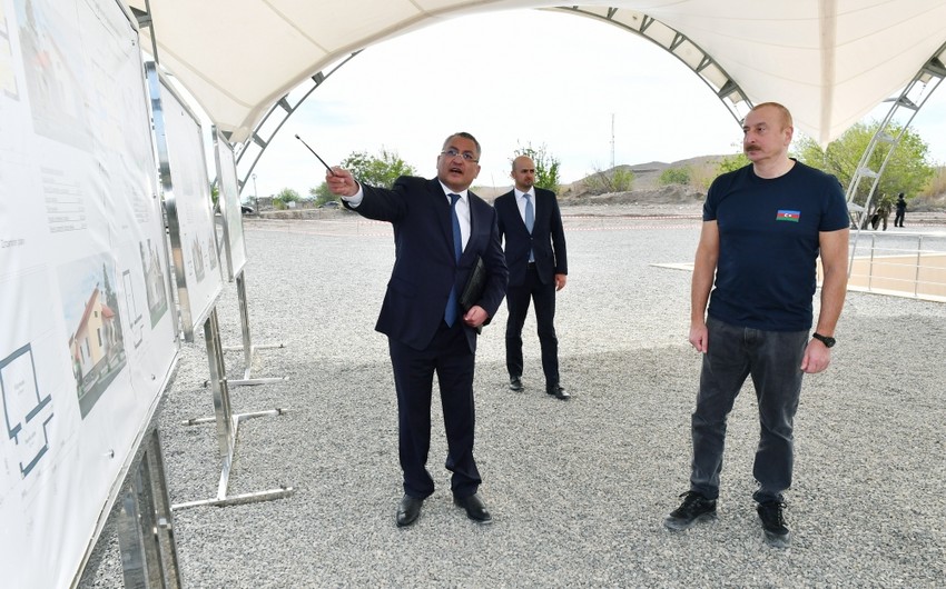 Village of Shukurbayli broke ground in Jabrayil