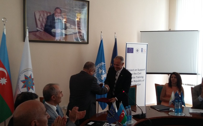 Академия госуправления при президенте Азербайджана и ПРООН подписали соглашение о сотрудничестве