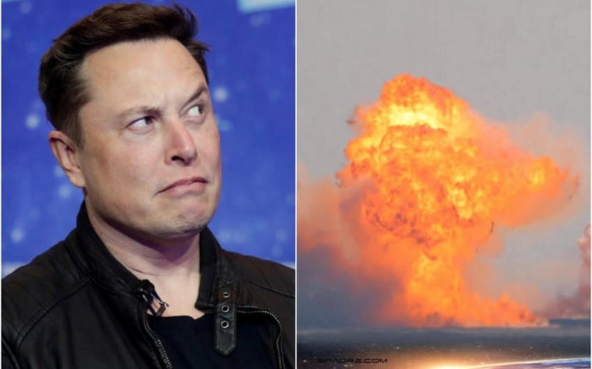 SpaceX's Starship rocket lands but then explodes