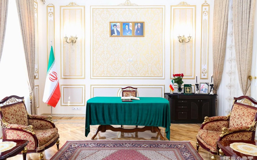 В посольстве Ирана в Баку открыта книга соболезнований в связи с кончиной экс-президента Рафсанджани