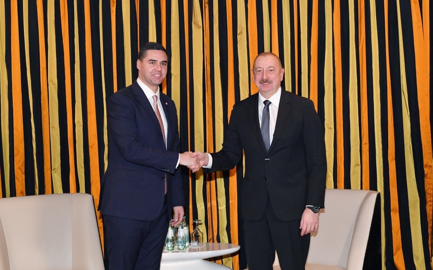 President of Azerbaijan Ilham Aliyev meets with OSCE Chair-in-Office Ian Borg