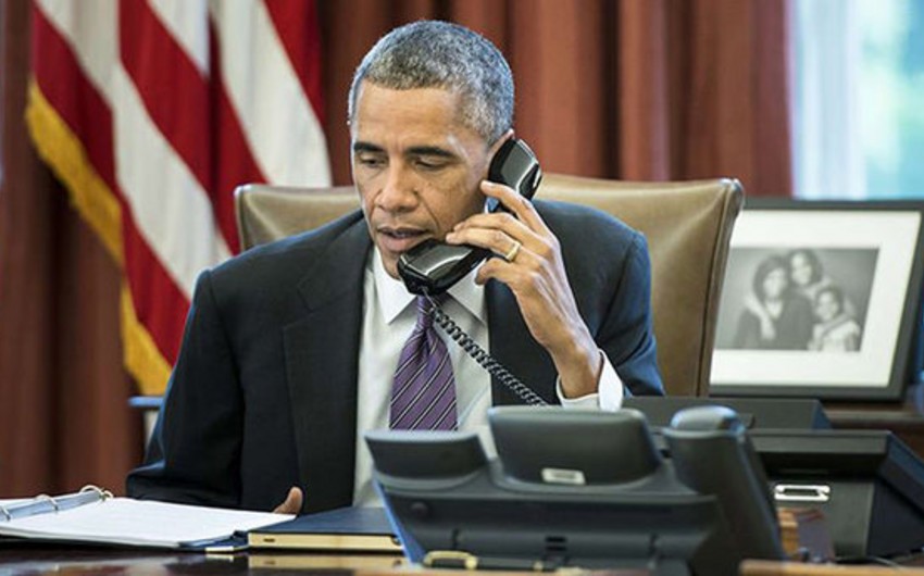 Obama holds video conference with French, German, British leaders on Syria truce
