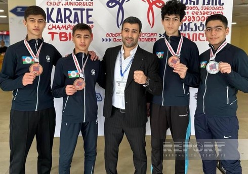 Азербайджанские каратисты завоевали 8 медалей на ЕВРО