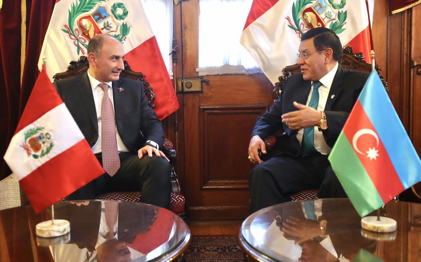 Председатель Конгресса Перу:  Мы заинтересованы в развитии сотрудничества с Азербайджаном