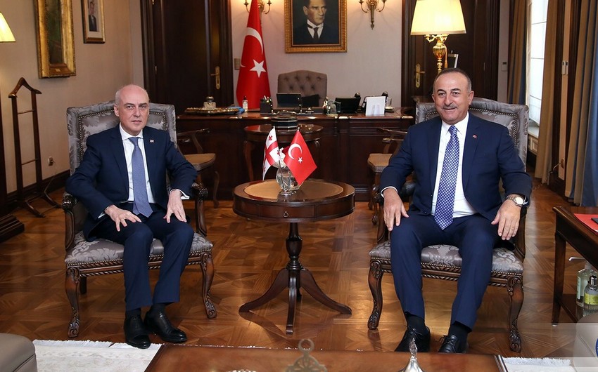 Mövlud Çavuşoğlu Gürcüstanın XİN başçısı ilə görüşüb