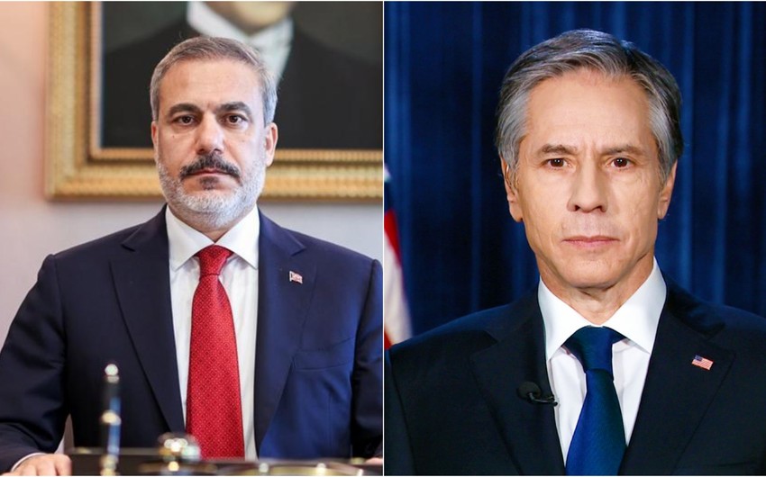 Hakan Fidan, Antony Blinken discuss Azerbaijan-Armenia normalization process