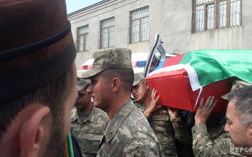 Состоялись похороны погибшего солдата Азербайджанской армии - ВИДЕО