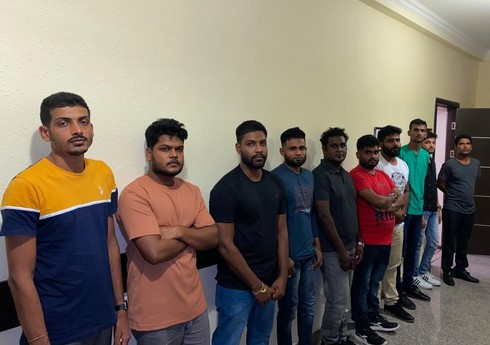 Azərbaycan sərhədini pozmaq istəyən 10 Şri-Lanka vətəndaşı saxlanılıb Azərbaycan sərhədini pozmaq istəyən 10 Şri-Lanka vətəndaşı saxlanılıb