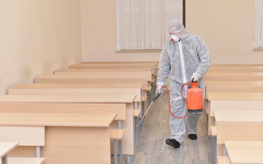 ​Educational institutions of Azerbaijan complete disinfection against swine flu