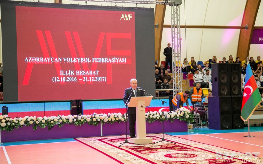 Azərbaycan Voleybol Federasiyasının hesabat toplantısı keçirilib