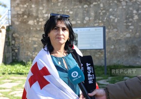 Georgian traveler says they feel great pride together with Azerbaijani people