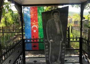 Gürcüstanda 20 Yanvar şəhidinin məzarı bərpa olunub