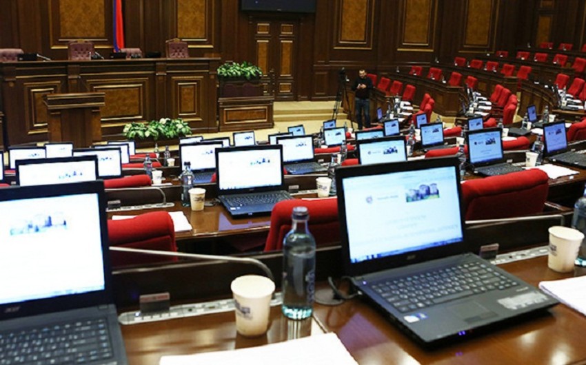 Ermənistan parlamentinin iclası baş tutmayıb