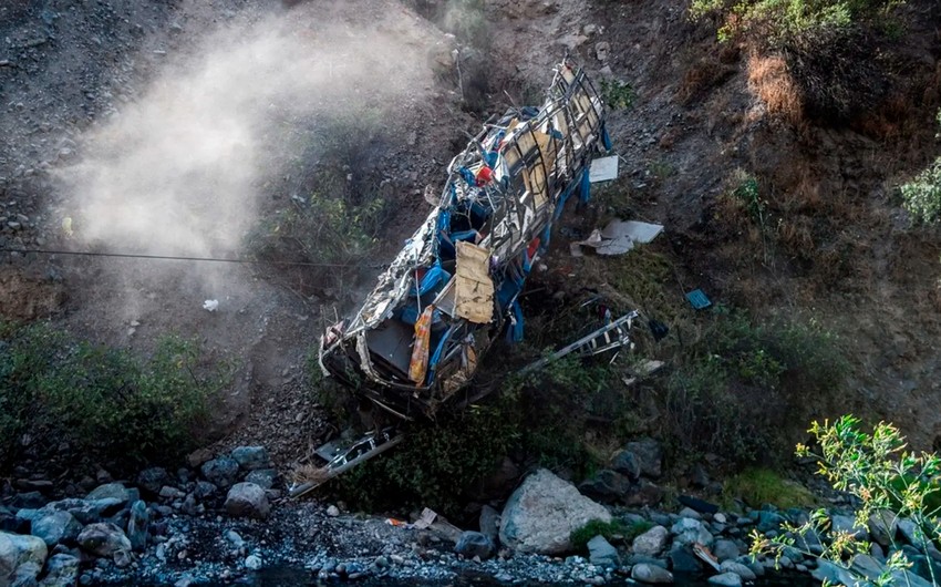 At least 25 die in Peruvian Andes after bus plummets off cliff