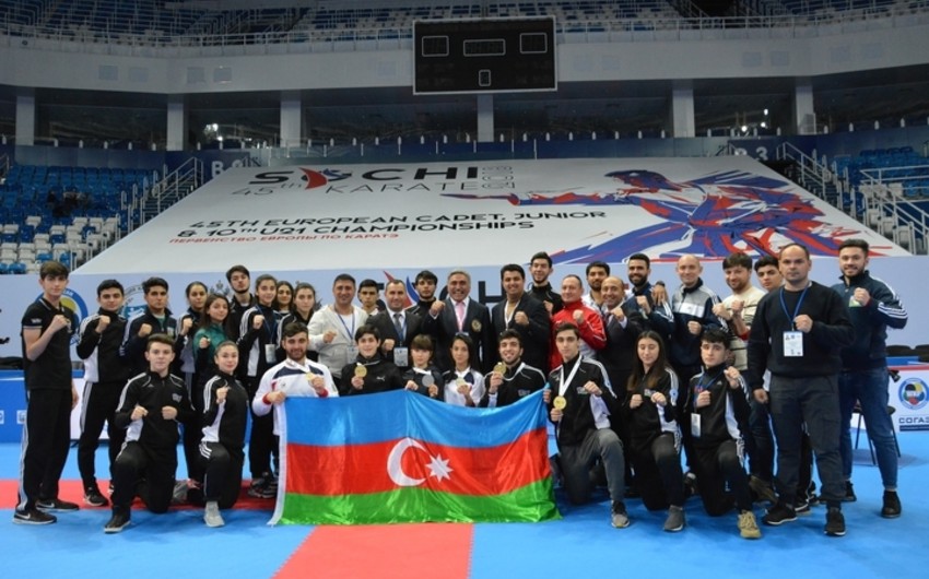 Azərbaycan karateçiləri Avropa çempionatında 6 medal qazanıblar