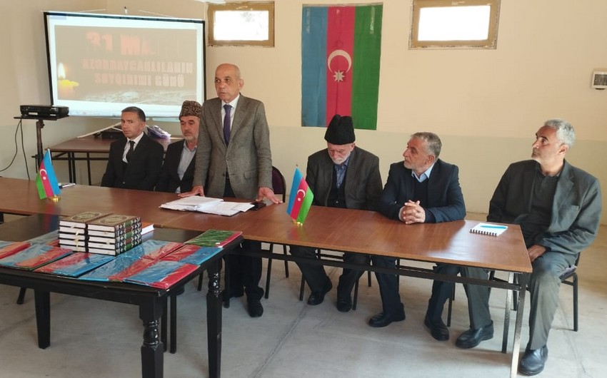 В Гёйчае состоялось мероприятие ко Дню геноцида азербайджанцев - 31 марта