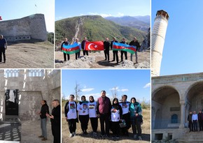 Meskhetian Turks visit Shusha