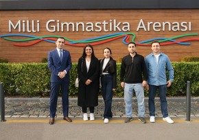 Türkiyəli Olimpiya mükafatçısı Milli Gimnastika Arenasının qonağı olub