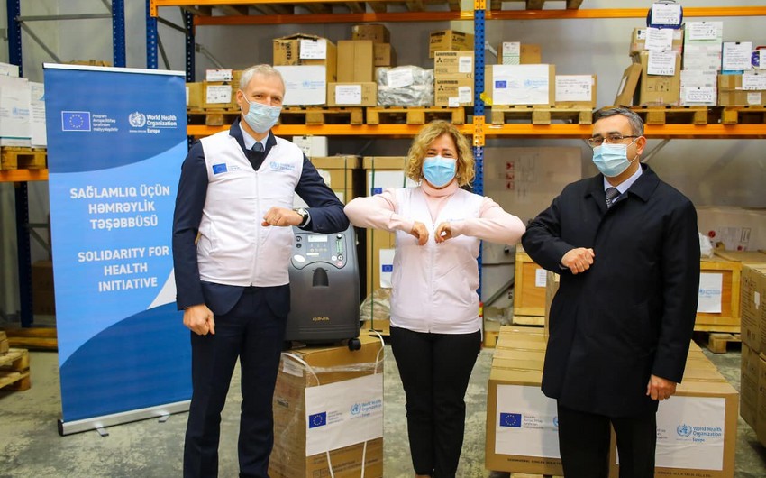 EU, WHO send medical supplies to Azerbaijan