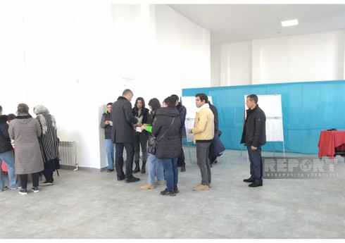 На избирательном участке №77 в Физули проголосовали более 760 граждан