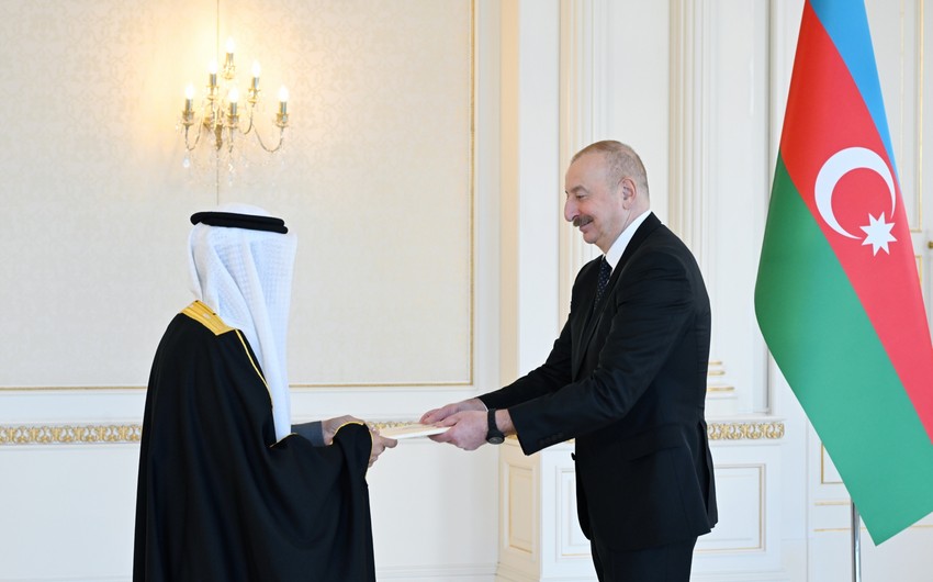 President Ilham Aliyev receives credentials of incoming Ambassador of Kuwait to Azerbaijan