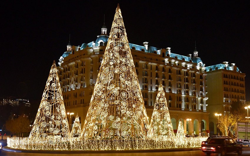 Baku among CIS countries with highest New Year trees