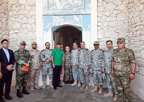 Iranian military delegation visits Azerbaijan's Aghdam district