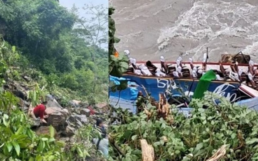 Bus carrying Indian tourists plunges into river in Nepal