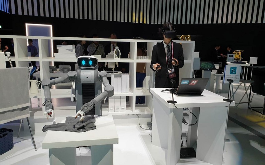 Леонардо да Винчи и роботы на саммите G20 в Осаке - ФОТОРЕПОРТАЖ