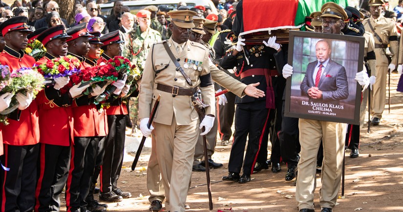 В Малави состоялись похороны вице-президента Саулоса Чилимы